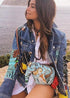 Boho Chic Jean Jacket